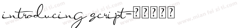 introducing script字体转换